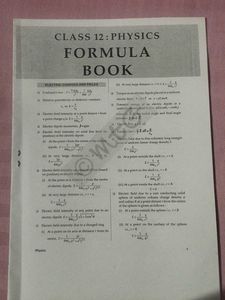 Class XII Physics Student Support Material +  form