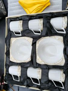 Elegant Tea &amp; Coffee Cup Set with Saucers