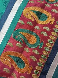Elegant Green 💚 Printed Saree