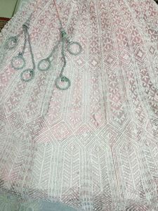 Elegant Blush Pink Designer Lehenga Set