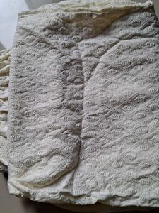 New Cream Embroidered Palazzo Pants_waist upto 42