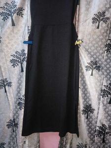 Backless Black Halter Neck Midi Dress