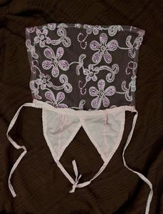Sparkling Floral y2k  Halter Top