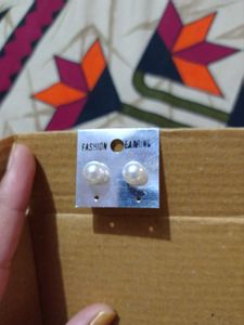 Elegant Pearl Stud Earrings