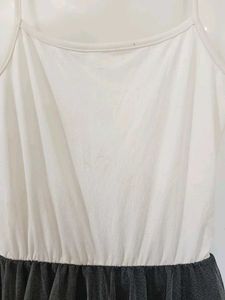 Chic Two-Tone Tulle Dress