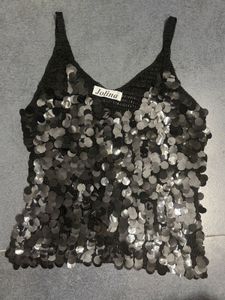 y2k Sequin Embellished Top