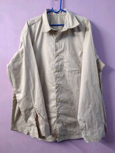 Classic Beige Long Sleeve Shirt