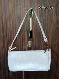Stylish White Clutch Bag