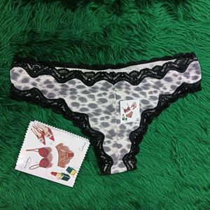 Leopard 🫴🏻🎁Print Lace Trim Panty