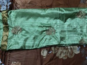 Green Saree Blouse