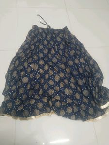 New Without Tag Navy Blue Lehanga/Skirt