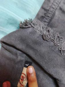 Grey denim jacket
