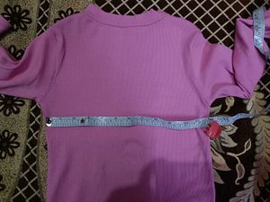 Pink Long Sleeve Top