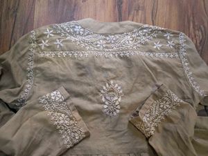 Embroidered Cotton Kurta, v good quality