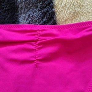 Bright Pink Strappy Bikini Bottom M 🆕