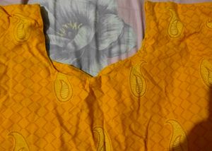 Beautiful Yellow Kurta Set with Dupatta