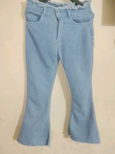 Light Blue Flared Jeans