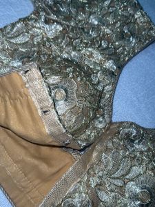 Golden Embroidered Blouse