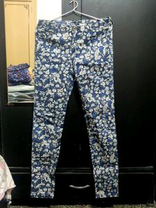 H&M brand New Floral Jeans
