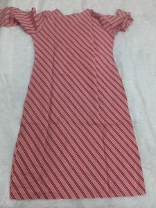 Pink Striped Kurta