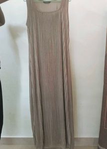 Shiny Beige bodycon ✨