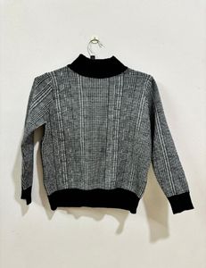 Knitted Turtle Neck Pullover Sweater