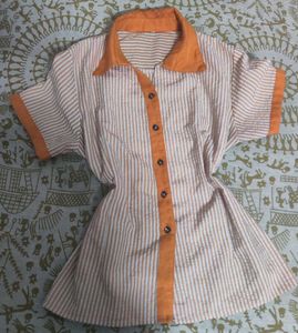 Y2K Japanese Retro Seersucker Crop Top &amp; Concho Be