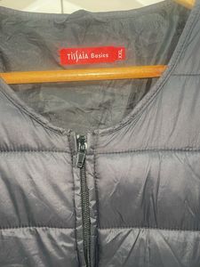 Black Padded Gilet Vest