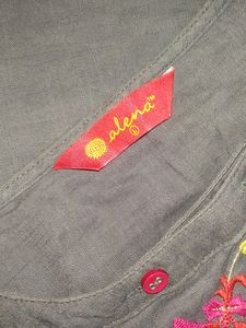 Kurta With Embroidered Jacket