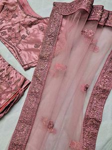 Designer Onion Pink Lehnga