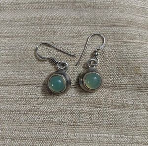 925 chalcedony dangler