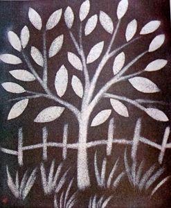 Tree and Fence Art