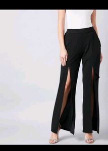 Front Slit flare trouser