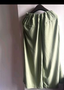 Sage Green Wide Leg Culottes