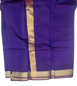 Solid Cotton Silk Zari Border Saree