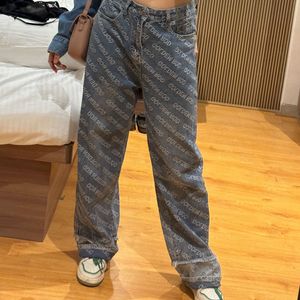 Trendy Printed Jeans