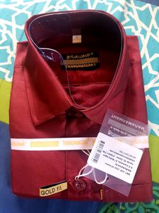 Thangamagan Maroon Shirt For 8yrs Old