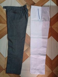 Pack of 2 Men's Formal Trousers And 1 Shorts free