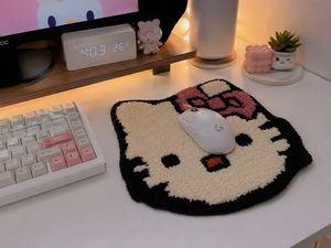 Cute Hello Kitty Hand Tufted Rug