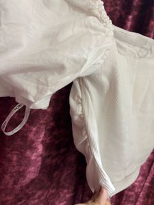 NUON ribbed crop top (size- S)