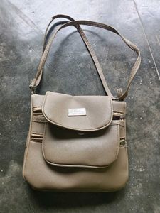 multi -zip crossbody sling bag with flap