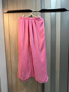 Floral pink top and palazzo Co-od Set
