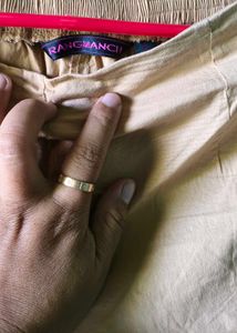 Comfortable Beige Linen Palazzos