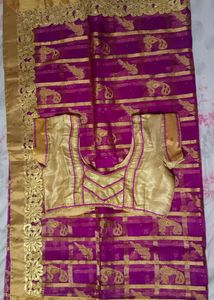 fancy Organza Gold Shining saree