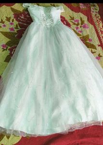 Elegant White Bridal Gown 32-34