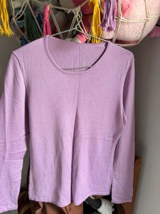 Cozy Lavender Long Sleeve Top