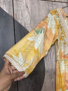Floral Print Kurta Set with Dupatta