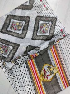 PRICE DROP! Printed Suit Material w Dupatta &amp;Lower