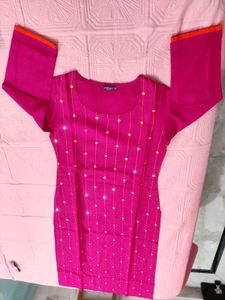 Libas Pink Kurta - XS