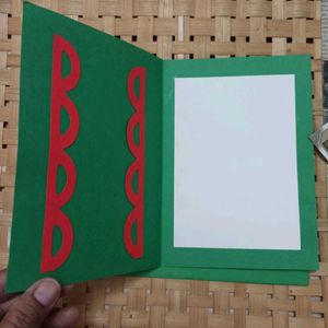 Handmade Diecut Greeting Card with Envelope